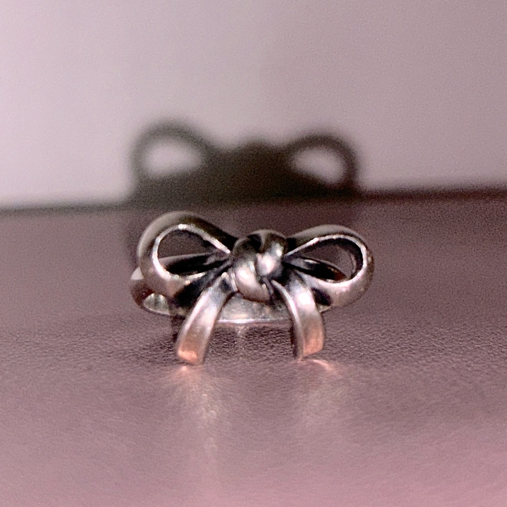 RARE James Avery bow ring retired design
